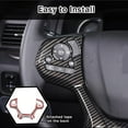 thumbnail image 5 of TINKI Steering Wheel Cover Trim for Honda Pilot 2019-2022/ Honda Passport 2019-2023 Elite, ABS Material Car Steering Wheel Button Frame Decoration Protector Accessories, 5 of 7
