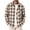 Khaki-04, variant on Flannel Plaid Shirts for Men Long Sleeve Casual Button Down Shirts with Pockets