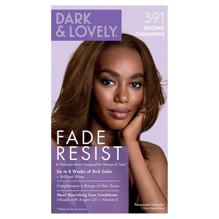 Softsheen Carson Dark And Lovely Reviving Colors Semi-Permanent Haircolor Brown Cinnamon 391 - Kit