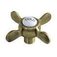 thumbnail image 5 of Kingston Brass KS1283BEX Essex Double-Handle Wall-Mount Kitchen Faucet, Antique Brass, 5 of 5