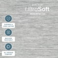 thumbnail image 4 of Bare Home Premium 1800 Collection 4-Piece Bed Sheet Set, King, Heathered Pewter, 4 of 9