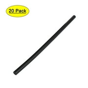 20 Pcs Black 7mm Dia Hot Melt Glue Adhesive Sticks for Electric Tool Heating