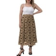 thumbnail image 2 of FOLUNSI Women Plus Size Double Layer Plush Mesh Long Maxi Skirt m-4xl, 2 of 2