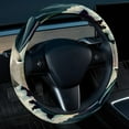 thumbnail image 2 of Sea Mew 14.5 Inch Printing PVC Leather Steering Wheel Cover Car Wheel Covers Auto Accessories, 2 of 6