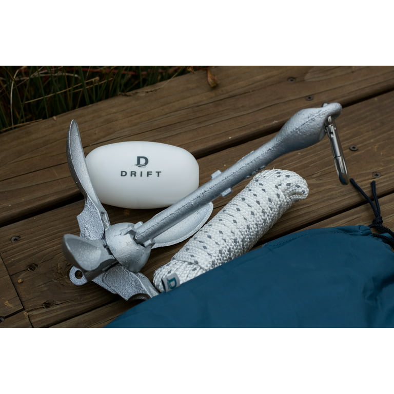 Drift 3.5lbs Kayak Anchor Kit with Buoy and Carry Bag