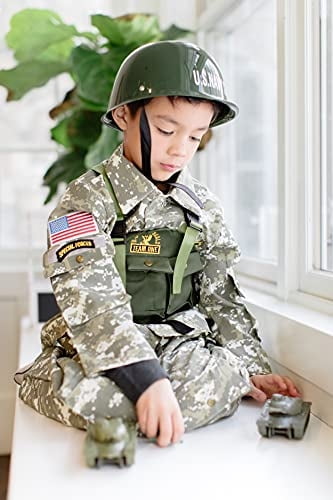 Militar Vestido Camuflado Infantil Disfraz Del Ejército Dress Up