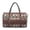 Aztec Tribe, variant on KUIFORTI Women's Quilted Blue Leopard Print Large Tote Duffle Bag, Versatile Weekender Travel Carry On Bag for Gym, Work, Yoga, Vacation, Overnight Trips, Washable