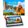 The Lion King Edible Cake Image Topper Personalized Picture 1/4 Sheet (8"x10.5")