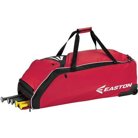 Easton E610w Red Wheeled Baseball Bat Bag A159032rd Easton E610w Red Wheeled Baseball Bat Bag A159032rd