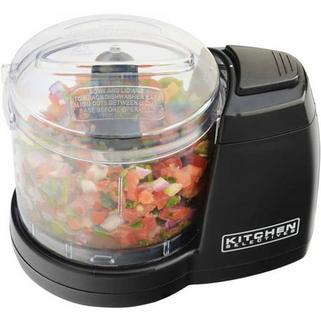 Kitchen Selectives Mini Chopper, Black, Black (Best Mini Chopper Food Processor)