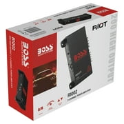 BOSS Audio Systems R1002 2 Channel Car Amplifier, Class A/B, Bridgeable, 2-8 Ohm Stable, Full Range Amp for Speakers & Subwoofer