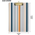 thumbnail image 3 of Coolnut Mexican Serape Blanket Stripes Clipboard, Acrylic Standard A4 Letter Size Clip Board with Low Profile Clip for Office, Classroom, Doctor, Nurse and Teacher, 12.5"x9", 3 of 7