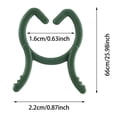 thumbnail image 3 of 100 Pcs Garden Clips for Supporting Flower, Vine, and Vegetable Stems - Dark Green Fixing Clips for Stalks and Grow Garden Tool Accessories (A), 3 of 5