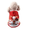 thumbnail image 2 of Christmas Reindeer Pet Dog Clothes Dog Sweater Soft Thickening WarmChristmas Dog Clothes Pet Clothes And Winter Warm Fleece Sweater Supplies Blessing Bag Pocket, 2 of 6