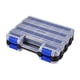 thumbnail image 3 of Organizador de herramientas de doble cara con 34 compartimentos para clavos y pernos, versátil y seguro. Azul, 3 of 8