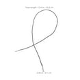 thumbnail image 2 of GOOHOCHY 100 Pcs Mask Making Elastic Strings For Easy Installation Black Polypropylene, 2 of 8