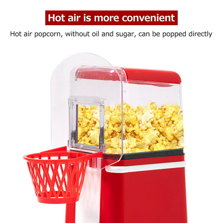 Homgeek Popcorn Maker 1200 Watts Hot Air Popcorn Popper Machine