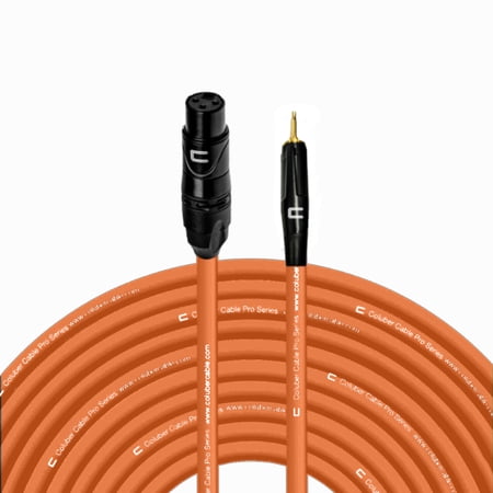 Coluber Cable Unbalanced XLR Female Cable to 3.5 TS Male - 3-Pin Connector