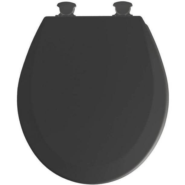 Mayfair Black EZ Clean Round Toilet Seat