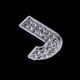 thumbnail image 2 of Pegatinas 3D de números y letras con diamantes de imitación para decorar el coche o el hogar J, 2 of 9