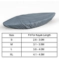 thumbnail image 3 of Housse de Kayak Imperméable Résistante aux UV Housse de Kayak de Plein Air Rangement de Kayak Housse Anti-Poussière pour Bateau Kayak, 3 of 8