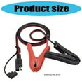 thumbnail image 3 of Automotive Charging Extension Cord 2Pin to Clamp Converters Power Cable 10A Heat Resistant Metal Cores, 3 of 9
