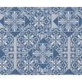 thumbnail image 2 of Soimoi Motifs Theme Waterproof Fabric | Outdoor Material by 5 Yard | Tear-Resistant, UV Safe | Great for Bags, Rainwear, Covers & Curtains, Awning Cover Cloth - Blue, 2 of 7