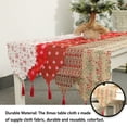 thumbnail image 2 of Bewildely Camino de de Navidad, manteles individuales cómodos resistentes al desgarro, mantel impreso decorativo, diseño de sala de estar, nuevo Kits de decoración para fiestas Inglés Impreso Bewildely HA068957-02, 2 of 6