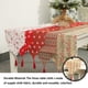 thumbnail image 2 of Bewildely Camino de de Navidad, manteles individuales cómodos resistentes al desgarro, mantel impreso decorativo, diseño de sala de estar, nuevo Kits de decoración para fiestas Inglés Impreso Bewildely HA068957-02, 2 of 6