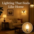 thumbnail image 4 of 8 Pc White Night Light Bulbs 4 Watt 120V 50 Lumens Candelabra Base Lamp Lighting, 4 of 6