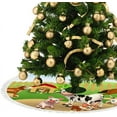 thumbnail image 3 of GZHJMY Christmas Tree Skirt Xmas Tree Skirts 48" 3D Rendered Farm Animals Christmas Tree Mat for Christmas Holiday Party Ornaments, 3 of 5