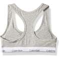 thumbnail image 3 of Calvin Klein Girls' Big Modern Cotton Molded Bralette X-Large Heather Grey, 3 of 5