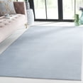 thumbnail image 3 of SAFAVIEH Loft Kalya Solid Machine Washable Area Rug, Light Blue, 4' x 4' Square, 3 of 12