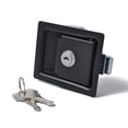 thumbnail image 3 of VONKY 4PCS Black Paddle Entry Door Latch and Keys Compatible for Tool Box Lock Trailer Caravan Truck, 3 of 9