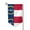 Sharp Corner, variant on North-Carolina Flag Garden Flag Double Sided Flags with Vivid Color for Yard Lawn Garden Decor 12.5 x18 Inch Square