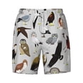 thumbnail image 4 of Lsque Mens Swim Trunks Animal Bird Pattern - Bathing Suit Compression Liner - Beach Swim Shorts Swimwear - (S-3XL) - Stretch Quick Dry -Small, 4 of 9