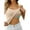 Beige, variant on Camisole Tops Corset Tops Camisoles for Women with Build In Shelf Bra Tank Top Adjustable Spaghetti Straps Soft Stretch Undershirt Tube Tops Bandeau Tops Crop Tops for Women White S