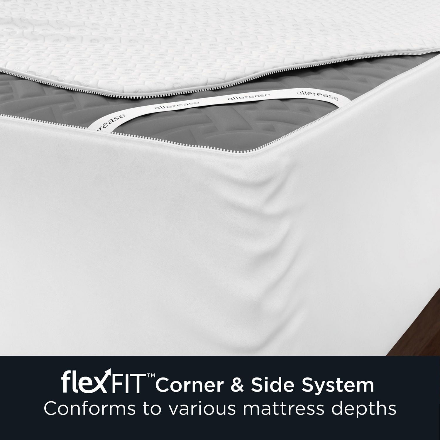 AllerEase Platinum Zip-off Top Mattress Protector, Zip-off mattress encasement