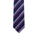 thumbnail image 5 of Jacob Alexander Men's Woven Chevron Stripes Pattern Regular Neck Tie - Red, 5 of 7