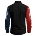 thumbnail image 3 of Mens 250th Anniversary USA Shirt Button Down 4th of July Shirts Long Sleeve Patriotic American Flag Tops, 3 of 4