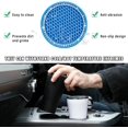 thumbnail image 4 of Yazoeia 2 Pack Bling Car Cup Coaster, 2.75 Inch Rhinestone Silicone Auto Cup Holder Insert Coaster, Anti Slip Crystal Soft Rubber Cup Pad, Universal Vehicle Accessories for Women CJC912-114997, 4 of 6
