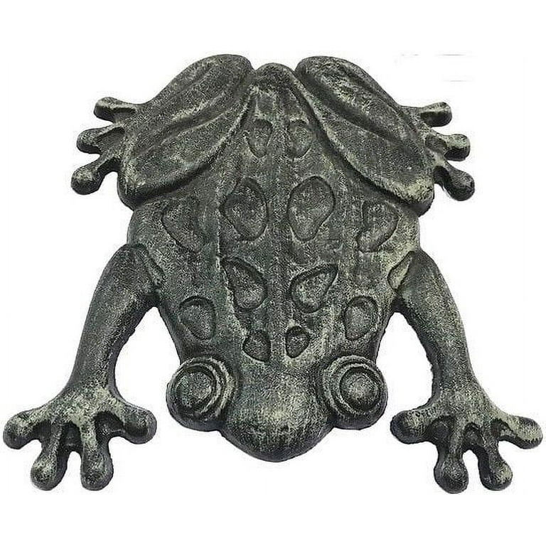 Upper Deck Cast Iron Frog Stepping Stone, Green photo 2