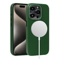 thumbnail image 1 of Funda magnética de cuero para iPhone 15 Pro 6.1" alto, 1 of 9