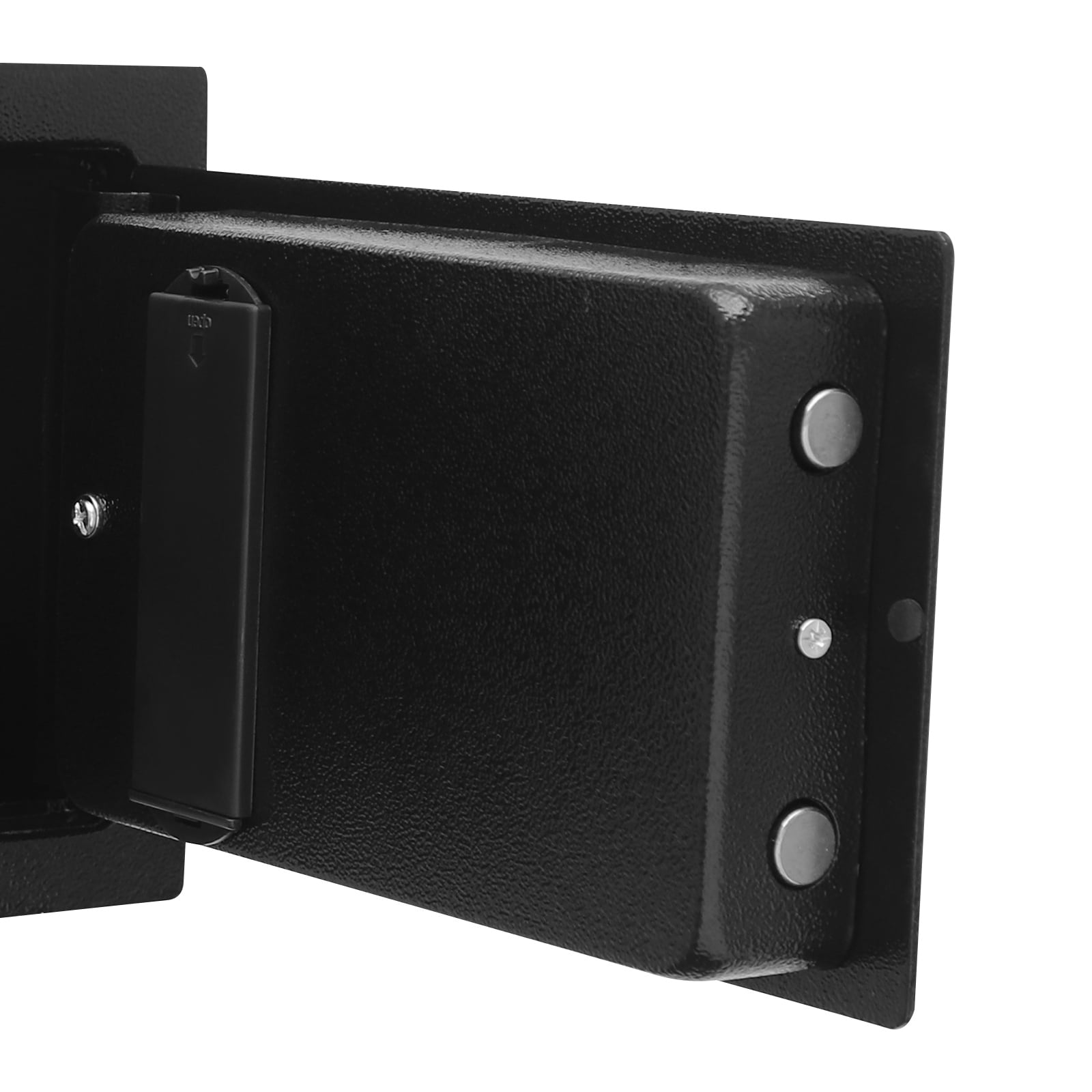 Dwellnix Lock Box with Password Protection, Emergency Key Access, and Alarm System for Secure Storage of Cash, Documents, Jewelry