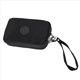 thumbnail image 2 of 2X Las Mujeres Pequenas de la Carpeta de la Arruga El Bolso del Telefono de la Tela Cremalleras Portatiles Bolsa de Cosmeticos Negro, 2 of 9