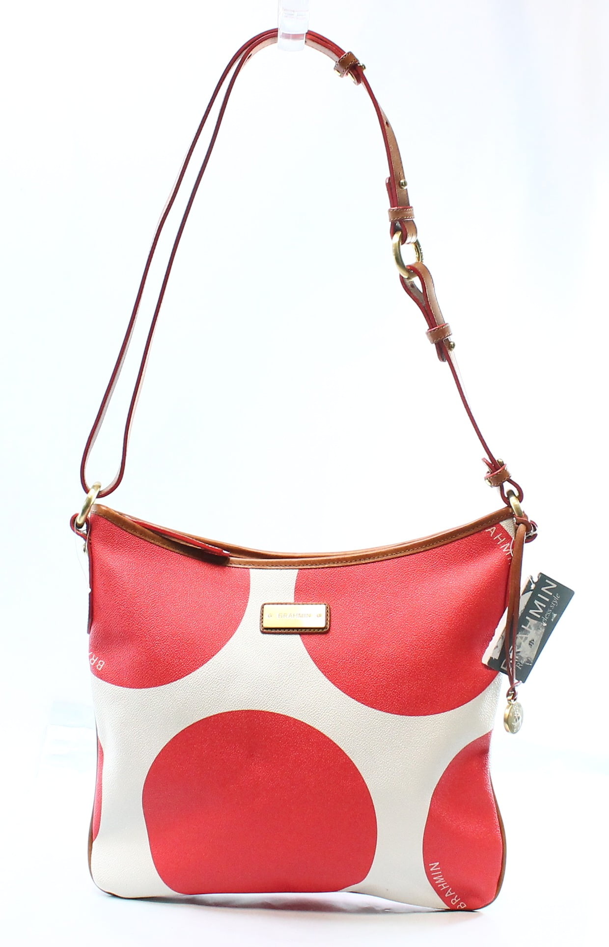 brahmin orange purse