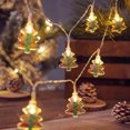 thumbnail image 5 of Guirnalda de luces LED con forma de muñeco de nieve y Papá Noel para árbol de Navidad, guirnalda de luces colgantes para fiesta de Año Nuevo, regalo de Navidad, 5 of 5