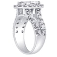 thumbnail image 2 of Pompeii 2 1/2ct Marquise Diamond Halo Split Shank Engagement Ring 14k White Gold, 2 of 3