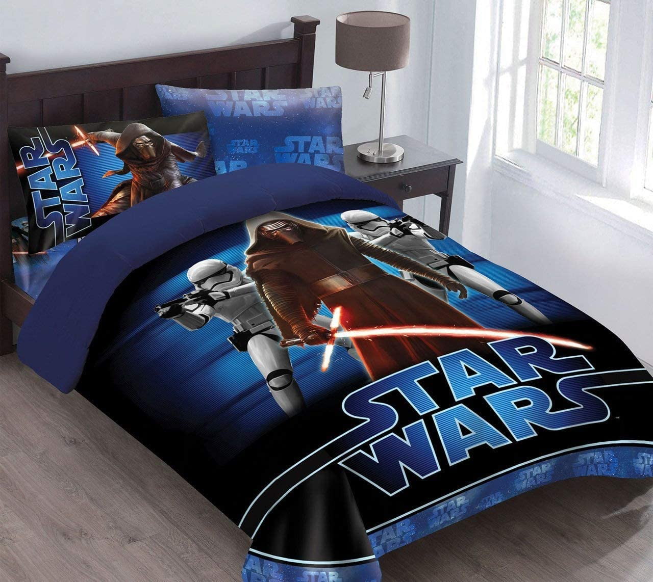 Disney Star Wars Episode VIII The Last Jedi Full Comforter & 4-Pc Full Sheet Set 