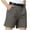 Dark Gray, variant on JIUKE Mens Dress Shorts High Waisted Business Casual Shorts Wide Leg Dressy Work Shorts with Pockets